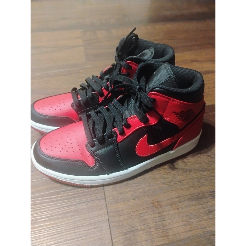 Jordan High-Top Sneakers - Red and Black